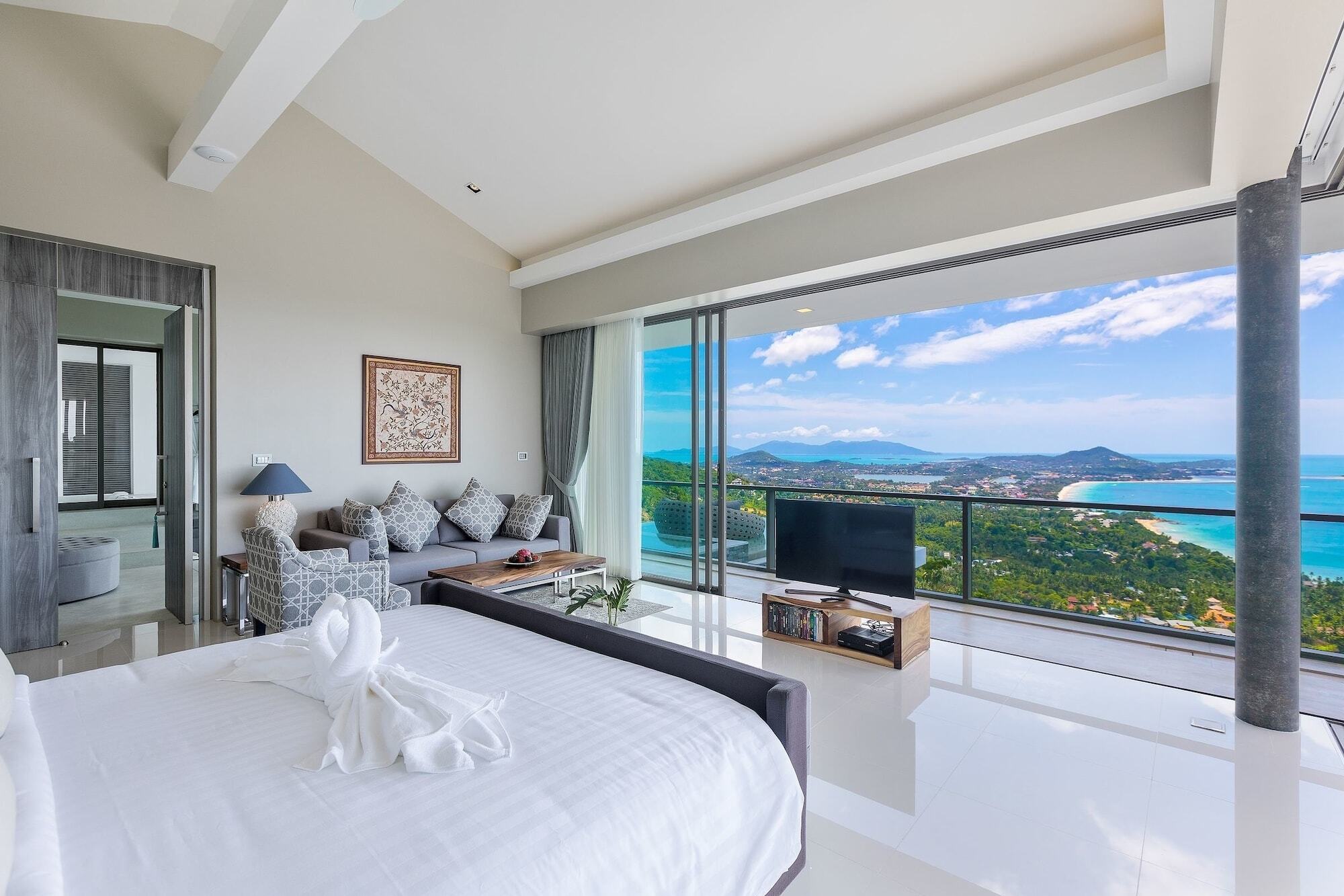 Villa One - New Luxury Sea View Villa Strand von Chaweng Exterior foto